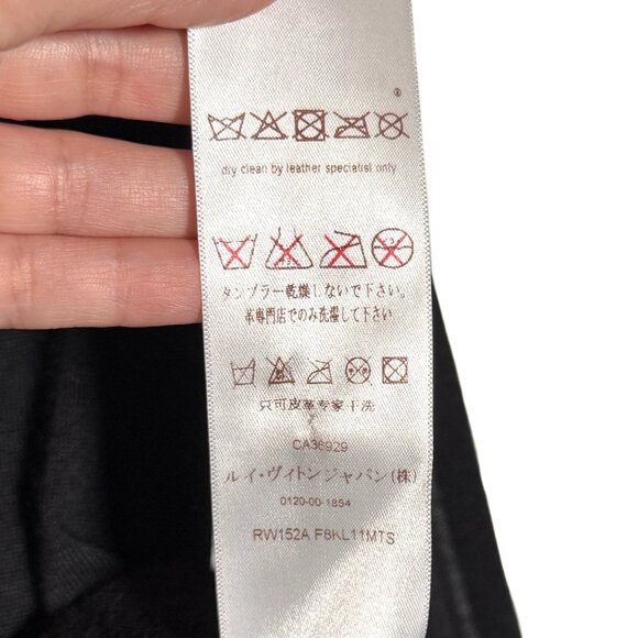 Louis Vuitton Black Cashmere Wool Open Arms Thin Sweater - Picture 8 of 8